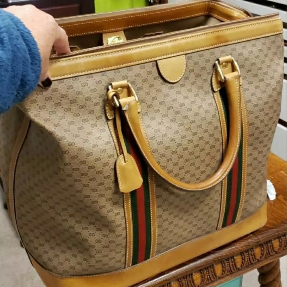 Vintage Rare Clean Gucci Weekender - Picture 5 of 6